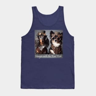 Doxie and Corgi  Steam Punk Tank Top